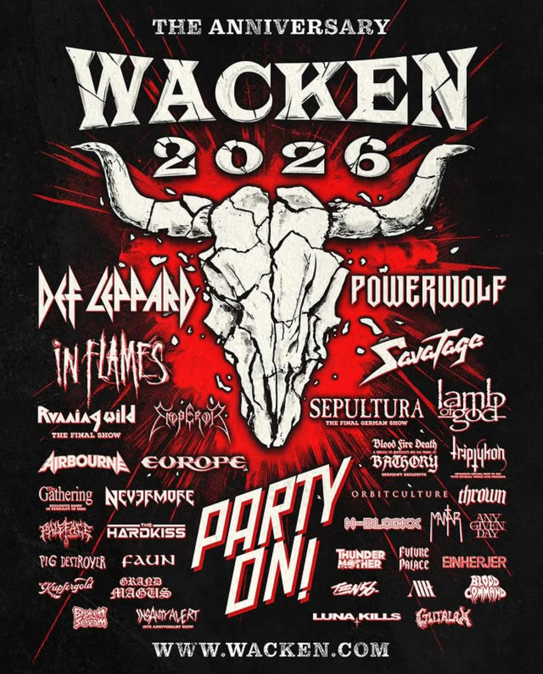 Wacken Open Air 2026 – Official Festival Tickets